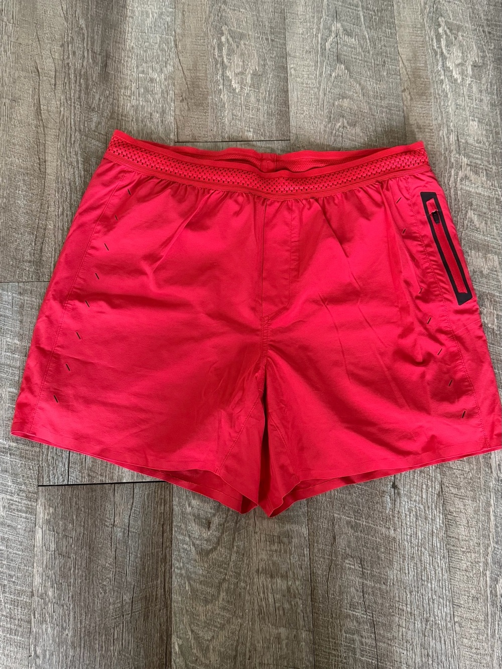 Ten Thousand Session Short Men's Red Athletic Lined Shorts